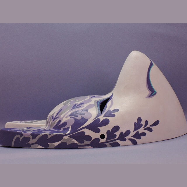 Fujishigure Fox Mask — handmade habutae-bari kitsune (fox) mask by Komendo | KAMENYA OMOTE
