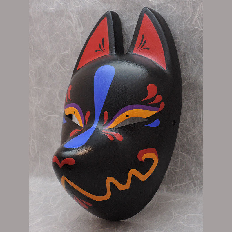 Ikusa Battle Fox Mask - Standard Kitsune Mask by Komendo