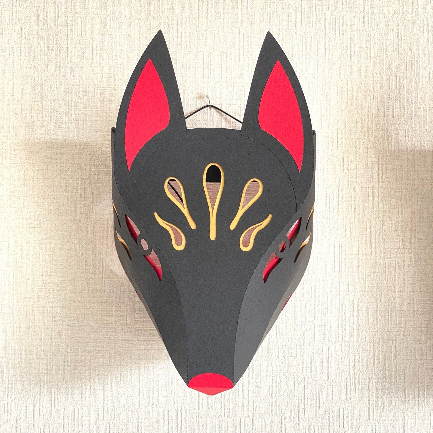 Kitsune Fox Mask black