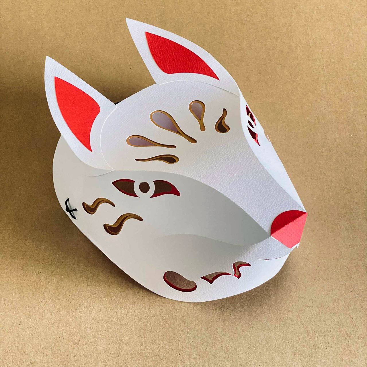 Kitsune Fox Mask - side view