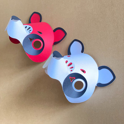 Tanuki Mask - front view