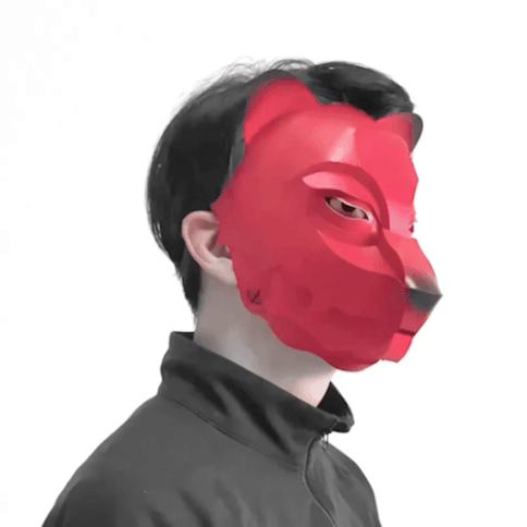 Panthera Mask — the articulated jaw in motion