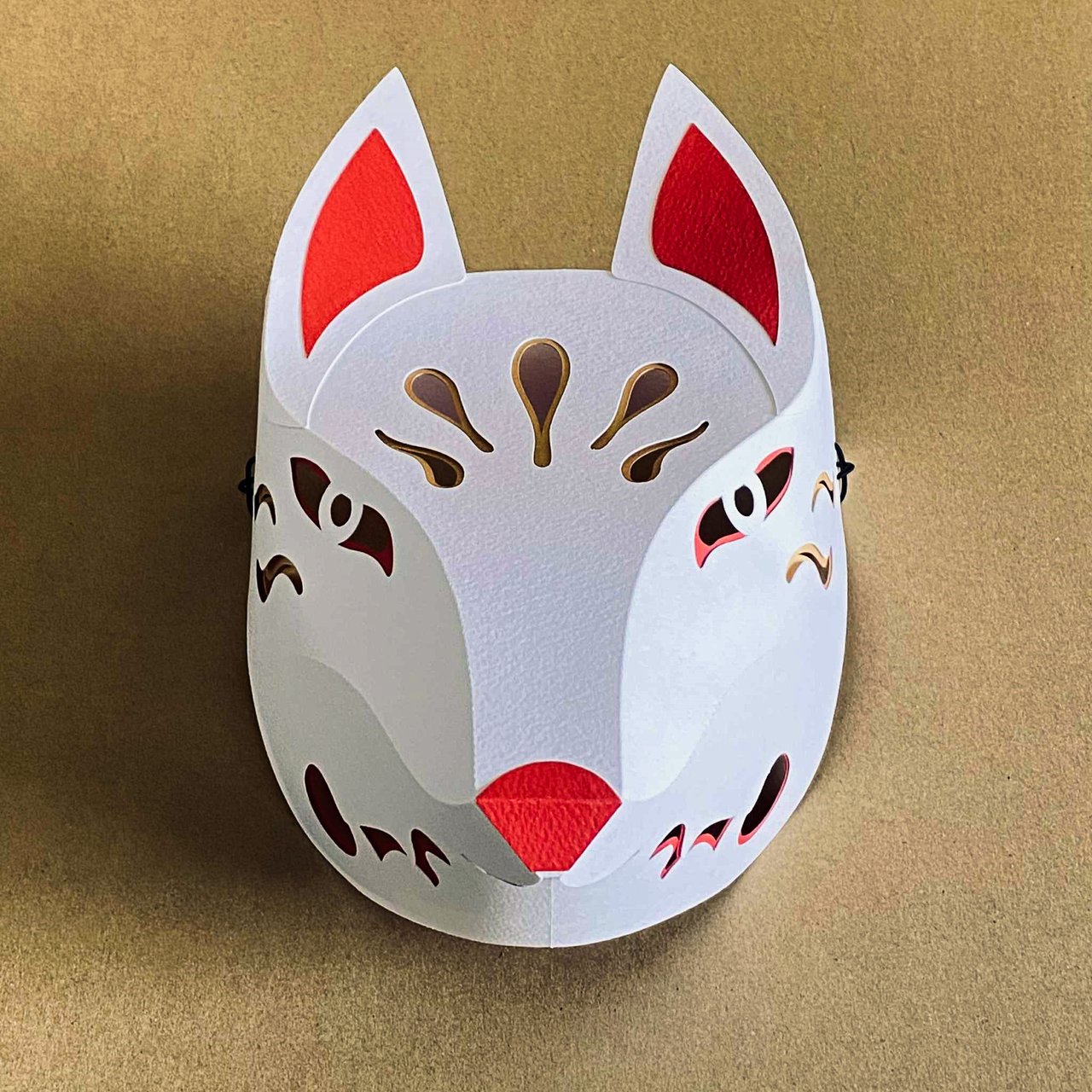 Kitsune Fox Mask white