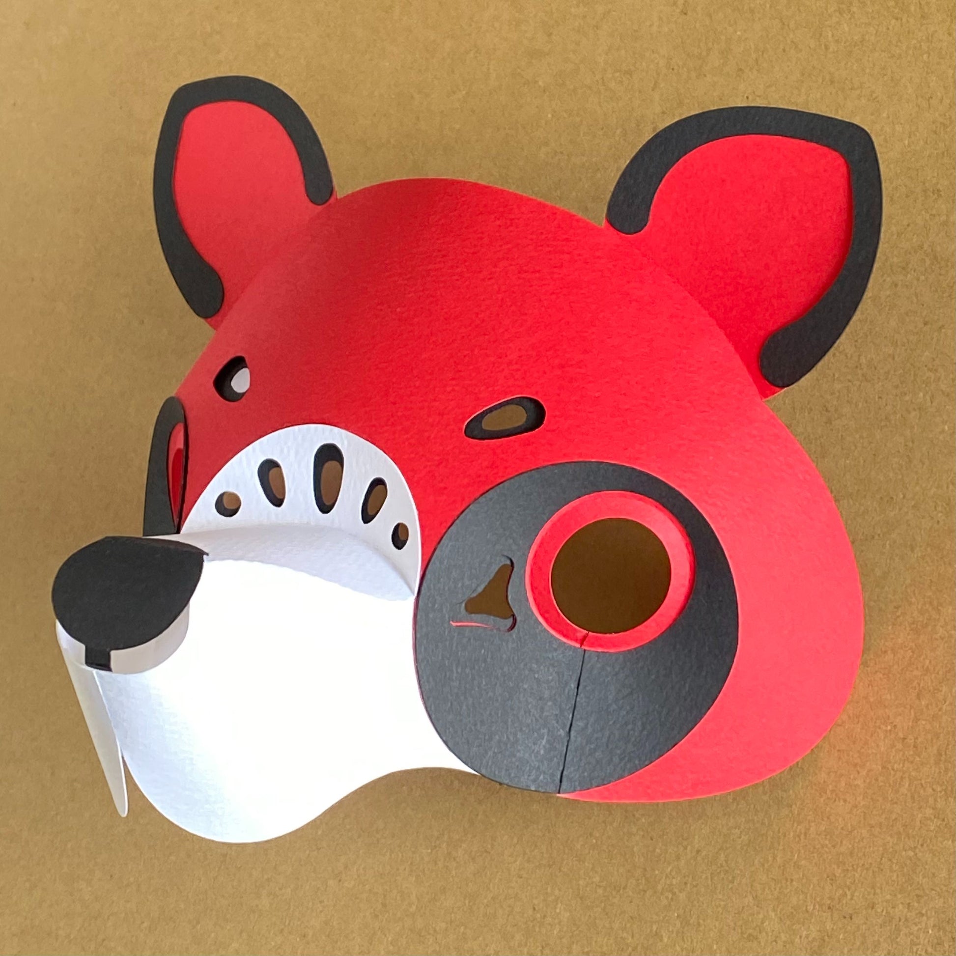 Tanuki Mask red