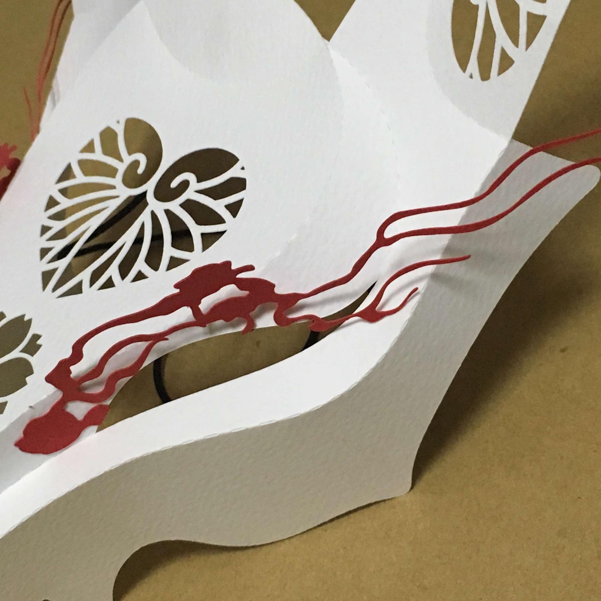 Enbiyakkomen Fox Mask - detail