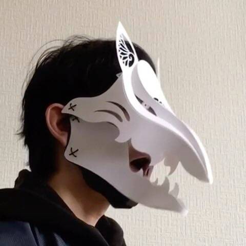 Kitsune no Agito Fox Mask - side