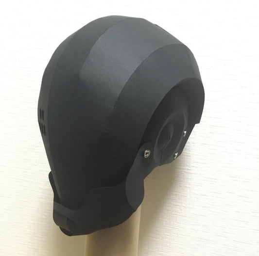 CYBER HEAD papercraft helmet - front
