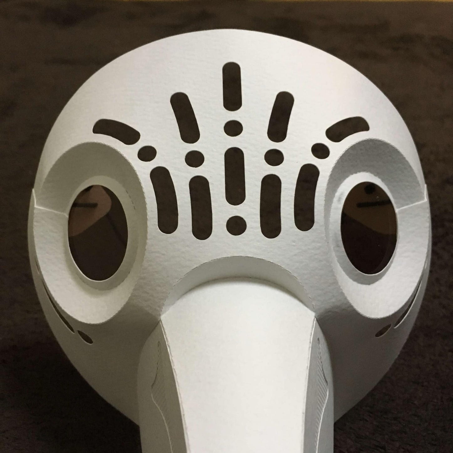 Plague Doctor Mask - assembly detail