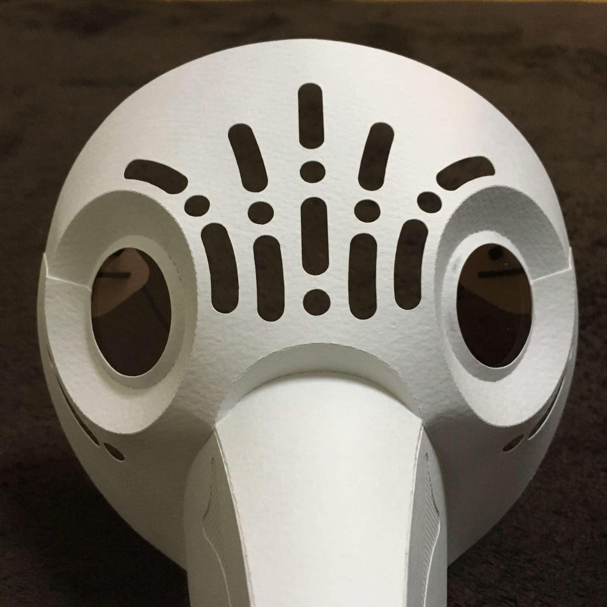 Plague Doctor Mask - assembly detail
