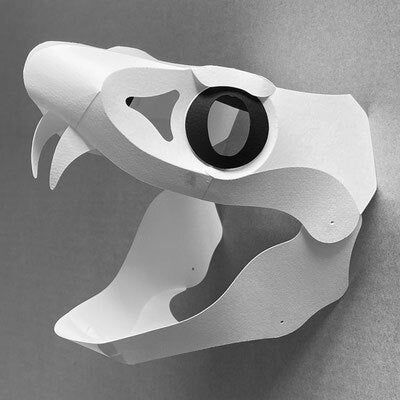 Snake Mask - side view