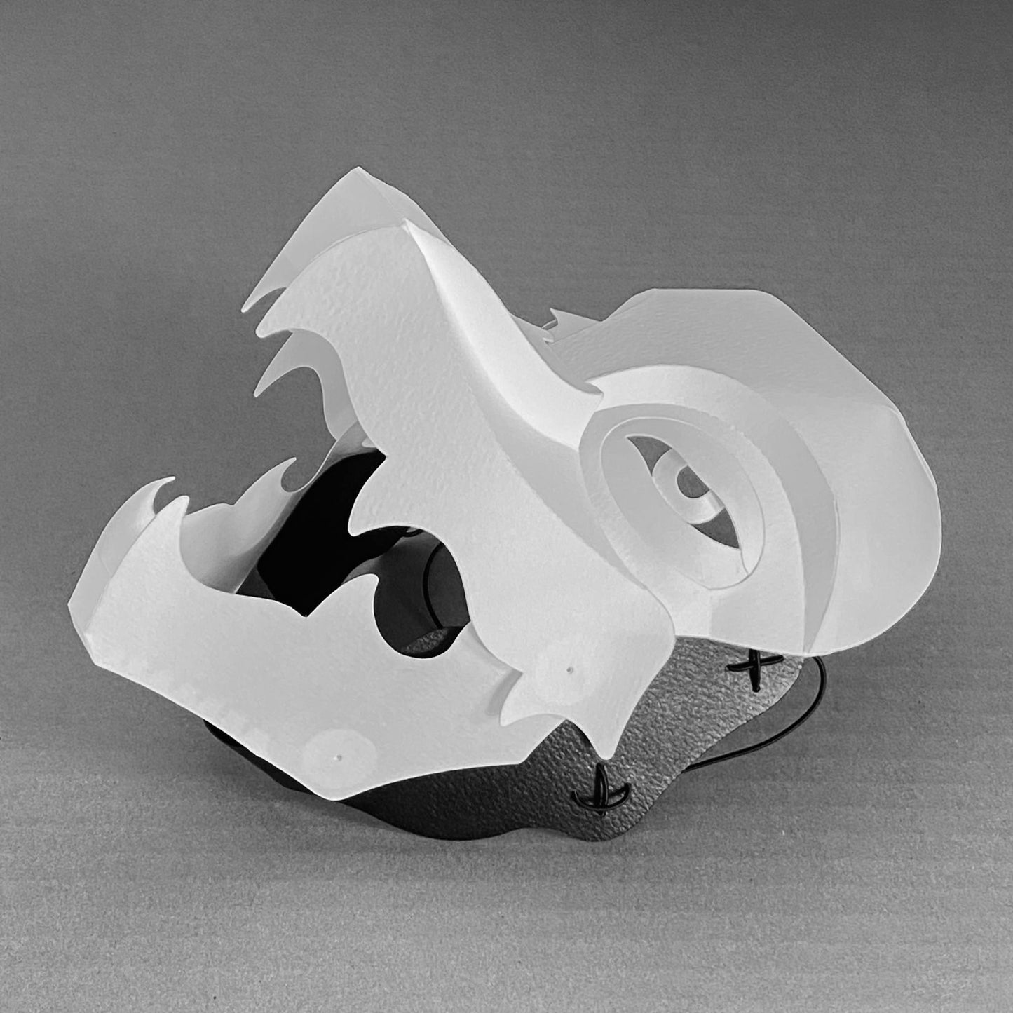 Lycanthrope Mask black - front view