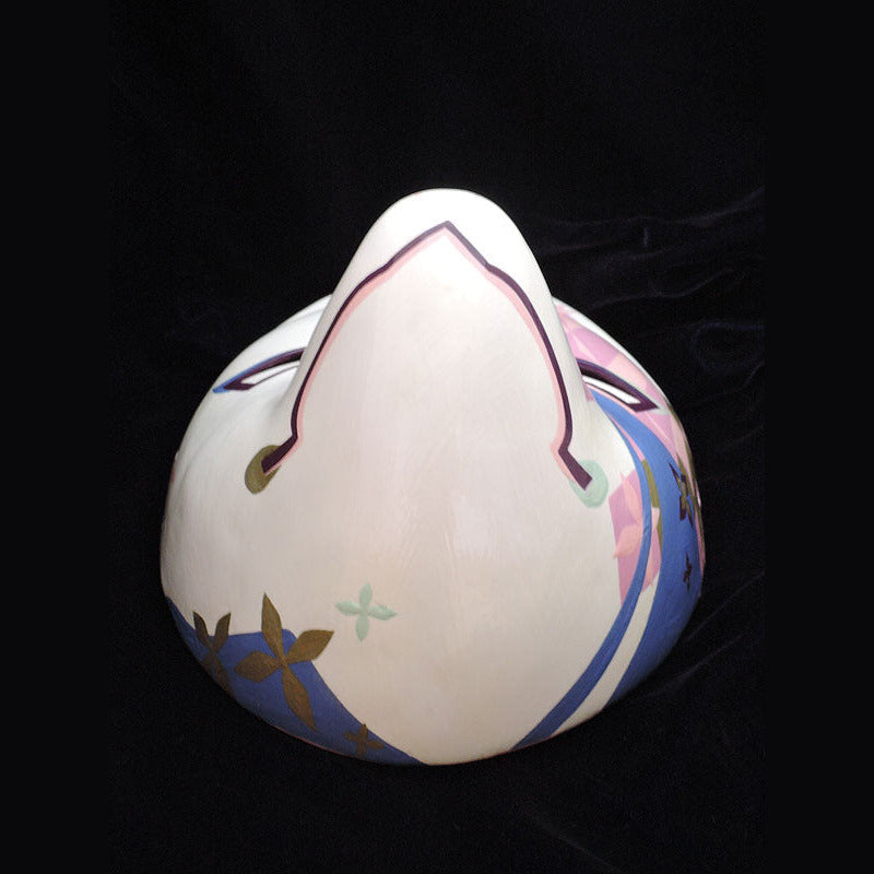 Senryumon Senka Fox Mask - Dyed Pattern Kitsune Mask by Komendo